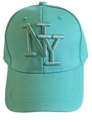 Casquette vert spring, "fashion essential" de vos tenues, logo NY vert.