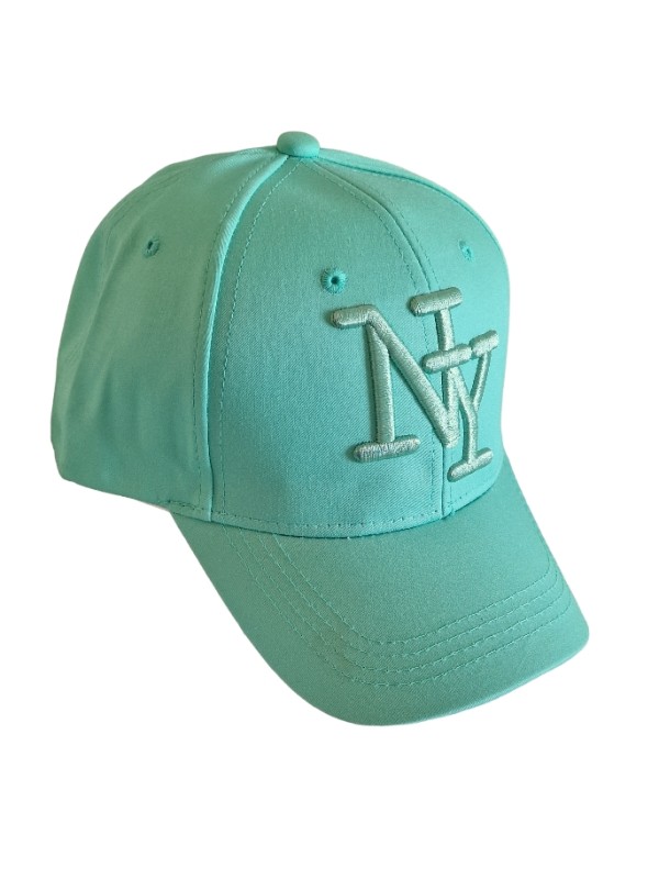 Casquette vert spring, "fashion essential" de vos tenues, logo NY vert.