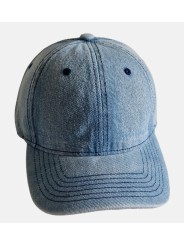 indémodable, casquette en jean effet "used"