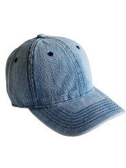 indémodable, casquette en jean effet "used"