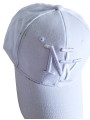 Casquette blanche, "fashion essential" de vos tenues, logo NY blanc