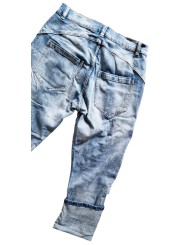 Jean forme carotte baggy stone washed de chez Sexy Woman