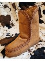 Boots fausse fourrure camel ultra tendance incontournables des "Fashion Addicts"