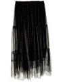 jupon tulle noire parsemé de strass